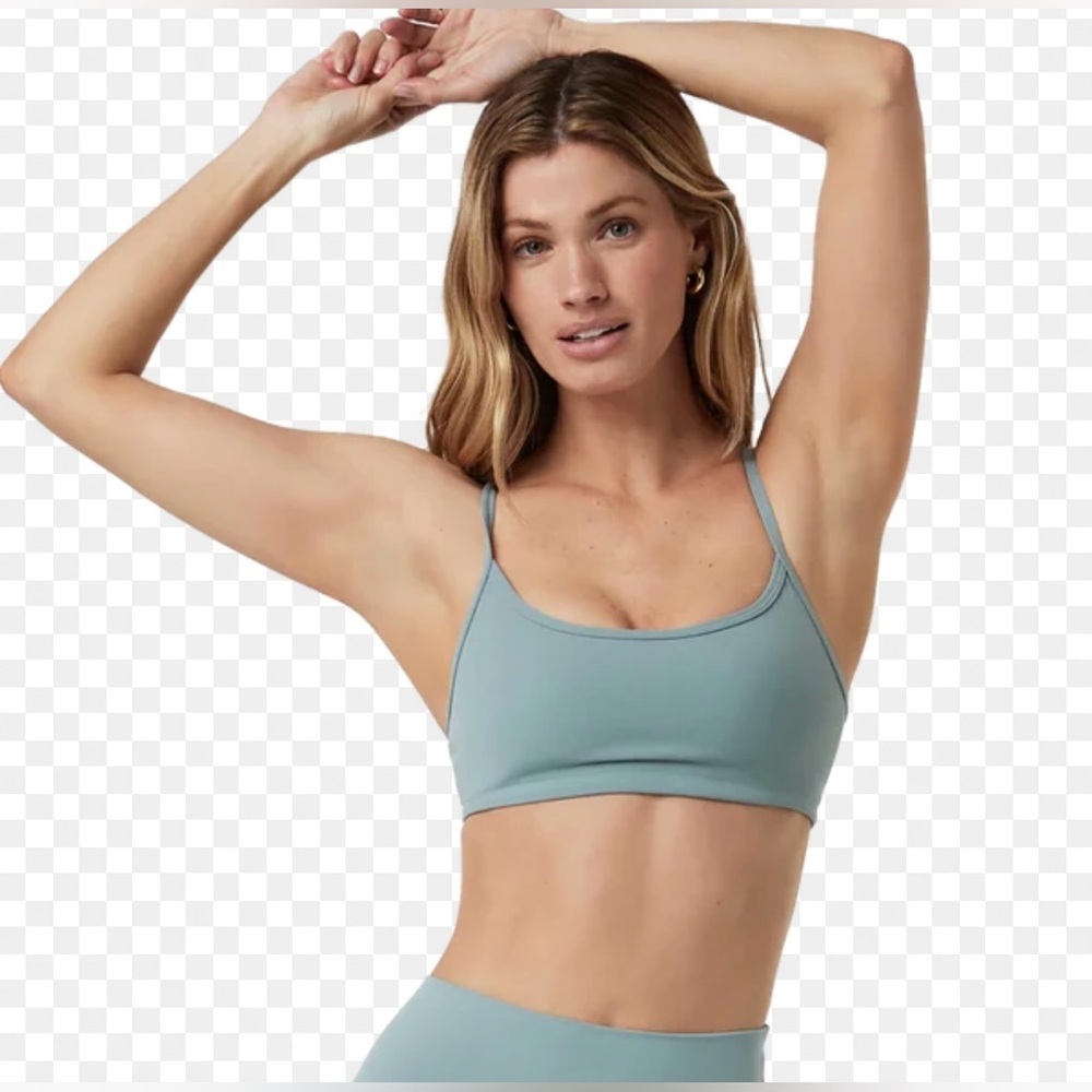Vuori “All The Feels” Olive Sports Bra Size XL - Picture 5 of 5